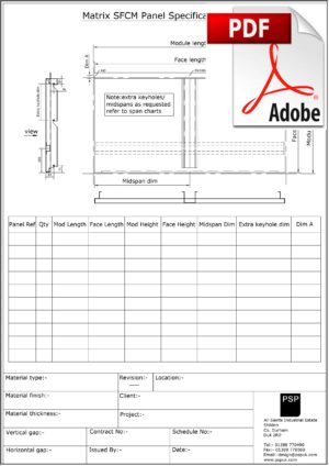 Matrix SFCM – Flat Panel